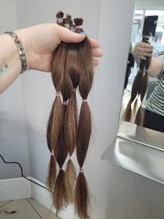 Hair which Julie donated