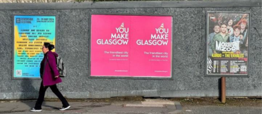 You make Glasgow campaign poster