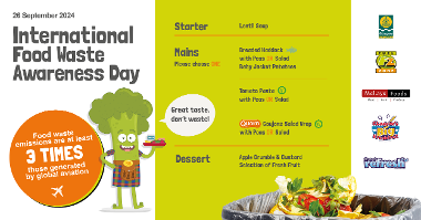 International Food Waste Awareness Day Menu