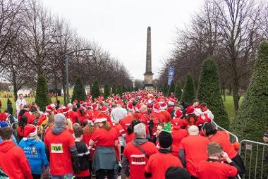 Image from a previous Santa Dash