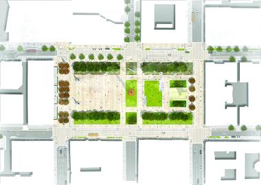 George Square Rendered Plan