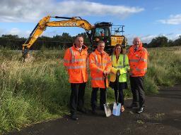 Work begins today (12 September 2018) on new train station to serve Robroyston and Millerston communities