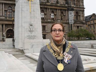 LP Eva Bolander in George Square