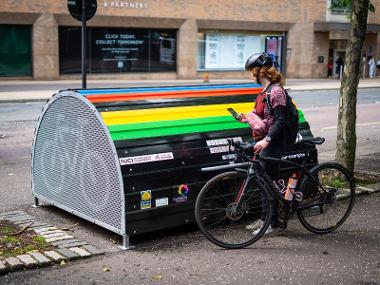 UCI branded cycle parking