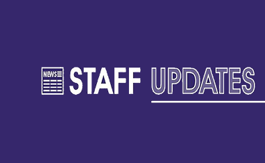 Staff news