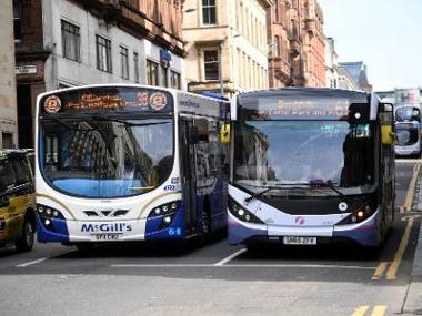 Buses on Renfield Street