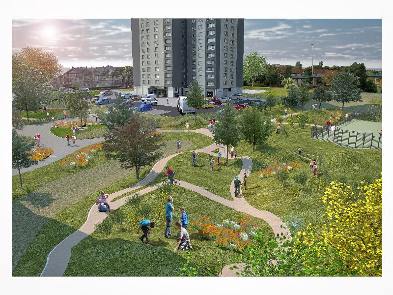 Queensland Ct and Gdns Artists Impression 1 